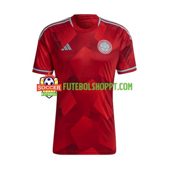 Camisola Homem Colômbia Alternativa Equipamento 2022-2023 Manga Curta