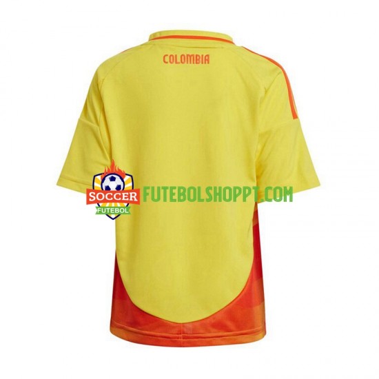 Camisola Homem Colômbia Copa America Principais Equipamento 2024 Manga Curta