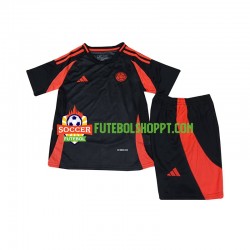 Camisola Júnior Colômbia Alternativa Equipamento 2024 Manga Curta