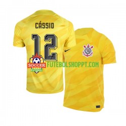 Camisola Homem Corinthians Cassio 12 Guarda-redes Alternativa Equipamento 2023-2024 Manga Curta