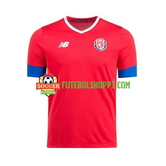 Camisola Homem Costa Rica Principais Equipamento Mundial 2022 Manga Curta