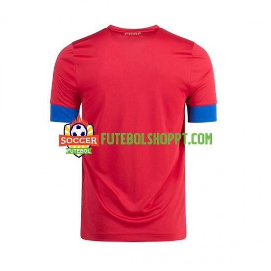 Camisola Homem Costa Rica Principais Equipamento Mundial 2022 Manga Curta