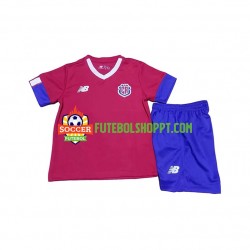 Camisola Júnior Costa Rica Principais Equipamento Mundial 2022 Manga Curta