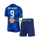 Camisola Júnior Croácia Andrej Kramaric 9 Alternativa Equipamento Euro 2024 Manga Curta