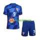 Camisola Júnior Croácia Andrej Kramaric 9 Alternativa Equipamento Euro 2024 Manga Curta