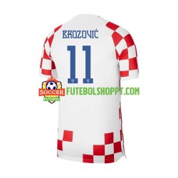 Camisola Homem Croácia Brozovic 11 Principais Equipamento Mundial 2022 Manga Curta Camisola Homem Croácia Brozovic 11 Principais Equipamento Mundial 2022 Manga Curta