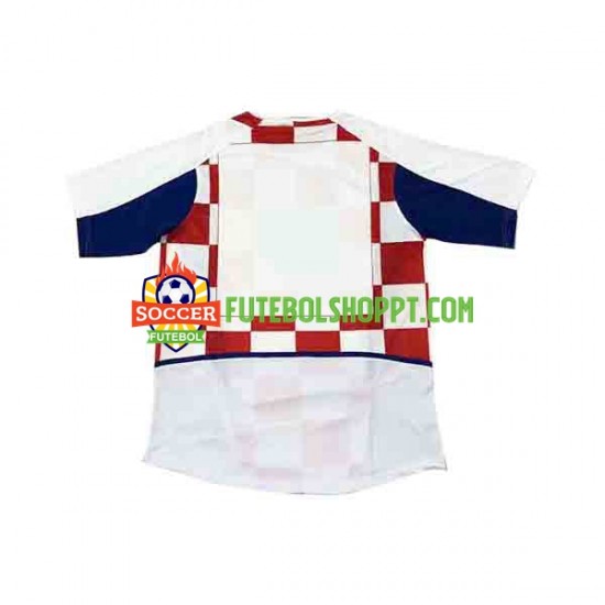 Camisola Homem Croácia Principais Equipamento 2002 Manga Curta