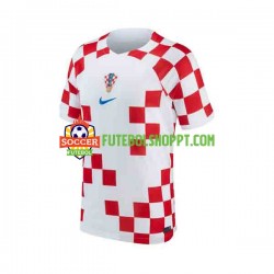 Camisola Homem Croácia Principais Equipamento Mundial 2022 Manga Curta