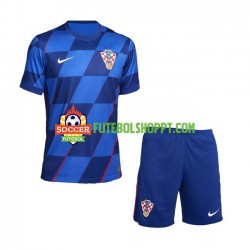 Camisola Júnior Croácia Alternativa Equipamento Euro 2024 Manga Curta