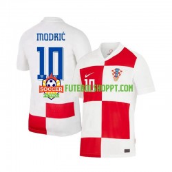 Camisola Homem Croácia Modrić 10 Principais Equipamento Euro 2024 Manga Curta