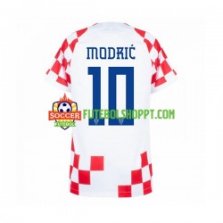 Camisola Homem Croácia Modrić 10 Principais Equipamento Mundial 2022 Manga Curta