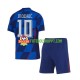 Camisola Júnior Croácia Modrić 10 Alternativa Equipamento Euro 2024 Manga Curta