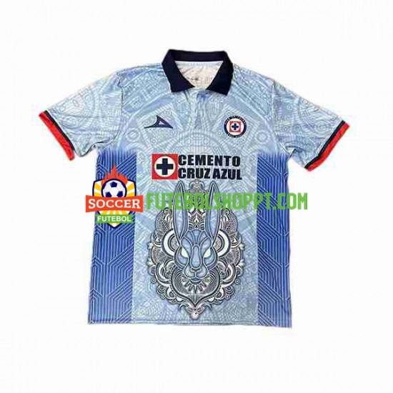 Camisola Homem Cruz Azul Day of the Dead Alternativa Equipamento 2023-2024 Manga Curta