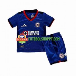 Camisola Júnior Cruz Azul Principais Equipamento 2023-2024 Manga Curta