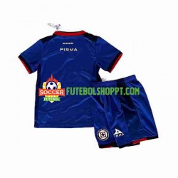 Camisola Júnior Cruz Azul Principais Equipamento 2023-2024 Manga Curta