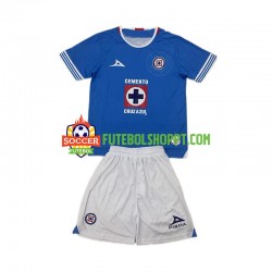 Camisola Júnior Cruz Azul Principais Equipamento 2024-2025 Manga Curta