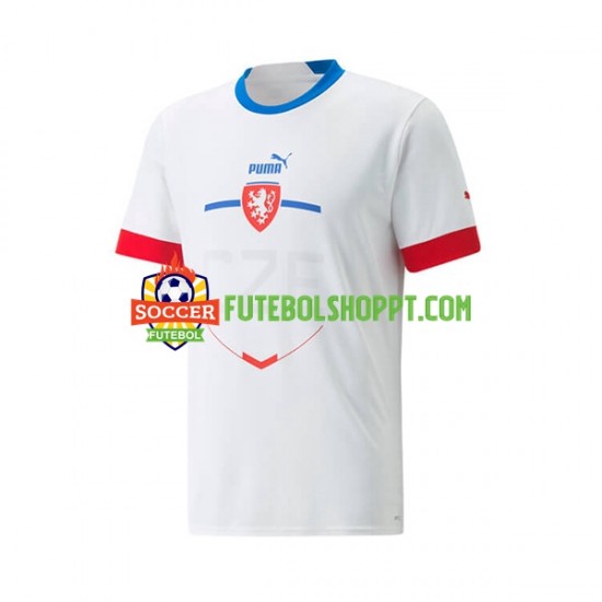 Camisola Homem Chéquia Alternativa Equipamento 2022 Manga Curta