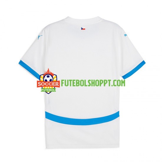 Camisola Homem Chéquia Alternativa Equipamento Euro 2024 Manga Curta