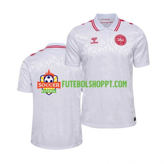 Camisola Homem Dinamarca Alternativa Equipamento Euro 2024 Manga Curta
