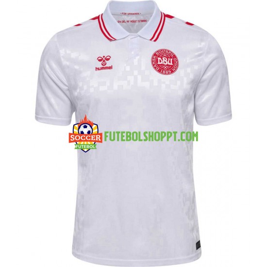 Camisola Homem Dinamarca Alternativa Equipamento Euro 2024 Manga Curta