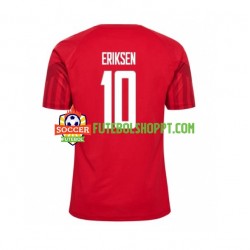 Camisola Homem Dinamarca Christian Eriksen 10 Principais Equipamento Mundial 2022 Manga Curta