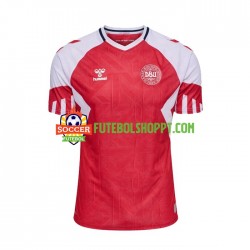 Camisola Homem Dinamarca Principais Equipamento 2023 Manga Curta