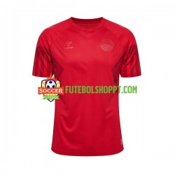 Camisola Homem Dinamarca Principais Equipamento Mundial 2022 Manga Curta