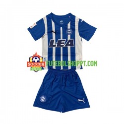 Camisola Júnior Deportivo Alaves Principais Equipamento 2023-2024 Manga Curta