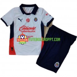 Camisola Júnior Deportivo Guadalajara Alternativa Equipamento 2024-2025 Manga Curta