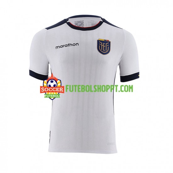 Camisola Homem Equador Terceiro Equipamento Mundial 2022 Manga Curta
