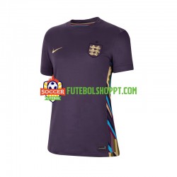 Camisola Mulher Inglaterra Alternativa Equipamento Euro 2024 Manga Curta