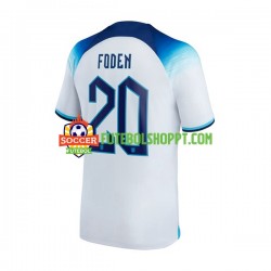 Camisola Homem Inglaterra Foden 20 Principais Equipamento Mundial 2022 Manga Curta