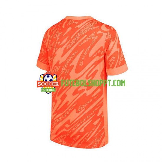 Camisola Homem Inglaterra Guarda-redes Principais Equipamento Euro 2024 Manga Curta