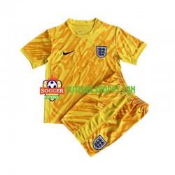 Camisola Júnior Inglaterra Guarda-redes Alternativa Equipamento Euro 2024 Manga Curta