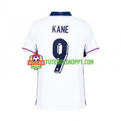 Camisola Homem Inglaterra Harry Kane 9 Principais Equipamento Euro 2024 Manga Curta