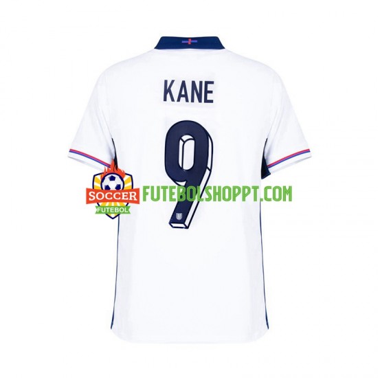 Camisola Homem Inglaterra Harry Kane 9 Principais Equipamento Euro 2024 Manga Curta