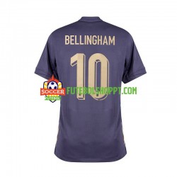 Camisola Homem Inglaterra Jude Bellingham 10 Alternativa Equipamento Euro 2024 Manga Curta
