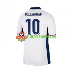 Camisola Homem Inglaterra Jude Bellingham 10 Principais Equipamento Euro 2024 Manga Curta