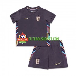 Camisola Júnior Inglaterra Alternativa Equipamento Euro 2024 Manga Curta