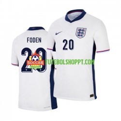 Camisola Homem Inglaterra Phil Foden 20 Principais Equipamento Euro 2024 Manga Curta