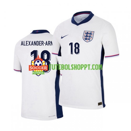 Camisola Homem Inglaterra Trent Alexander-Arnold 18 Principais Equipamento Euro 2024 Manga Curta