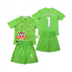 Camisola Júnior Everton Pickford 1 Guarda-redes Principais Equipamento 2024-2025 Manga Curta