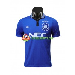 Camisola Homem Everton 1995 Retro Principais Equipamento Manga Curta