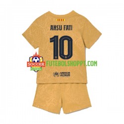 Camisola Júnior FC Barcelona Ansu Fat 10 Alternativa Equipamento 2022-2023 Manga Curta Camisola Júnior FC Barcelona Ansu Fat 10 Alternativa Equipamento 2022-2023 Manga Curta