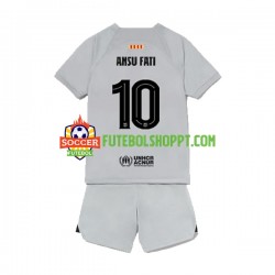 Camisola Júnior FC Barcelona Ansu Fat 10 Terceiro Equipamento 2022-2023 Manga Curta Camisola Júnior FC Barcelona Ansu Fat 10 Terceiro Equipamento 2022-2023 Manga Curta