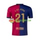 Camisola Homem FC Barcelona F. DE JONG 21 Principais Equipamento 2024-2025 Manga Curta