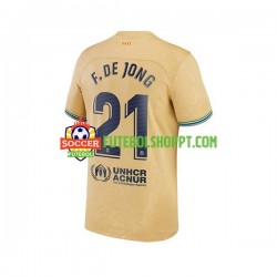 Camisola Homem FC Barcelona Frenkie de Jong 21 Alternativa Equipamento 2022-2023 Manga Curta