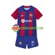 Camisola Júnior FC Barcelona Frenkie de Jong 21 Principais Equipamento 2023-2024 Manga Curta