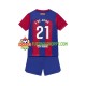 Camisola Júnior FC Barcelona Frenkie de Jong 21 Principais Equipamento 2023-2024 Manga Curta