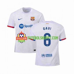 Camisola Homem FC Barcelona GAVI 6 Alternativa Equipamento 2023-2024 Manga Curta